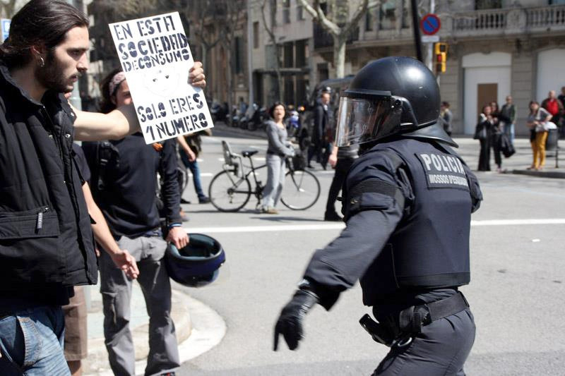 Huelga general 29M, Barcelona (2012) | 🄯 Daniel Machado